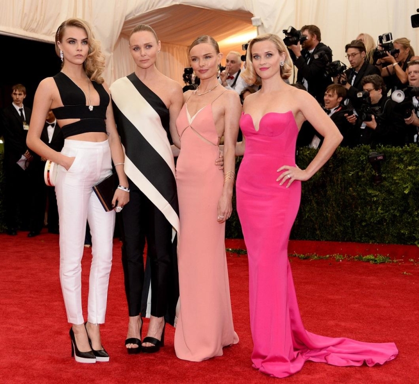 Stars on the red carpet at the Metropolitan Museum of Art in New York