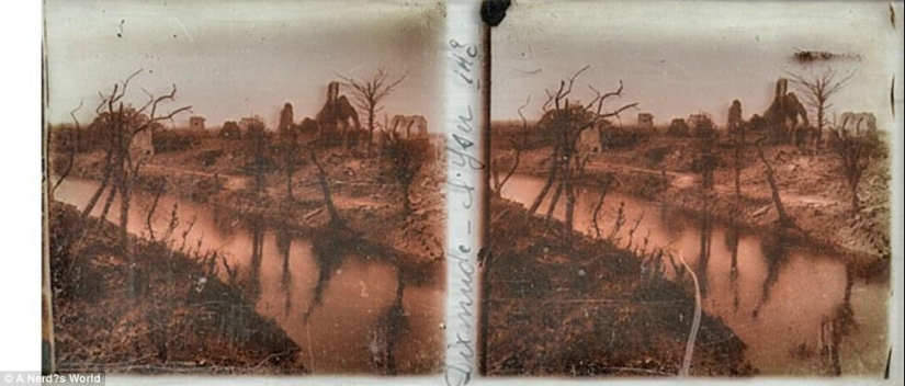Stereoscopic images of the First World War, found in the attic