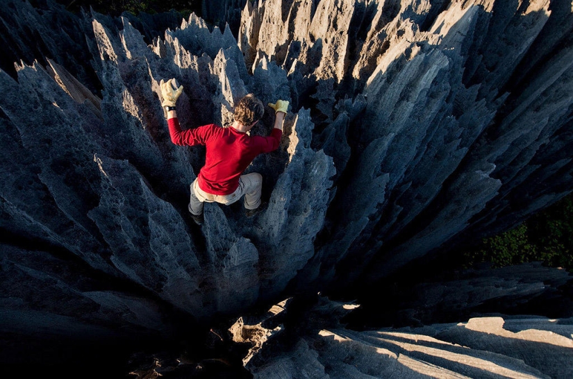Stone forest in Madagascar