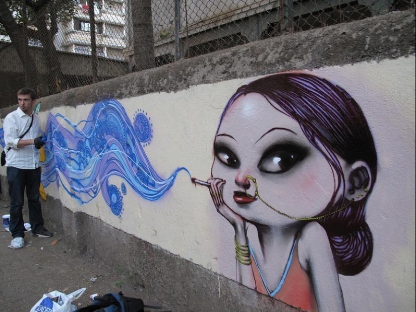 Street art by Julien Malland Street art by Julien Malland