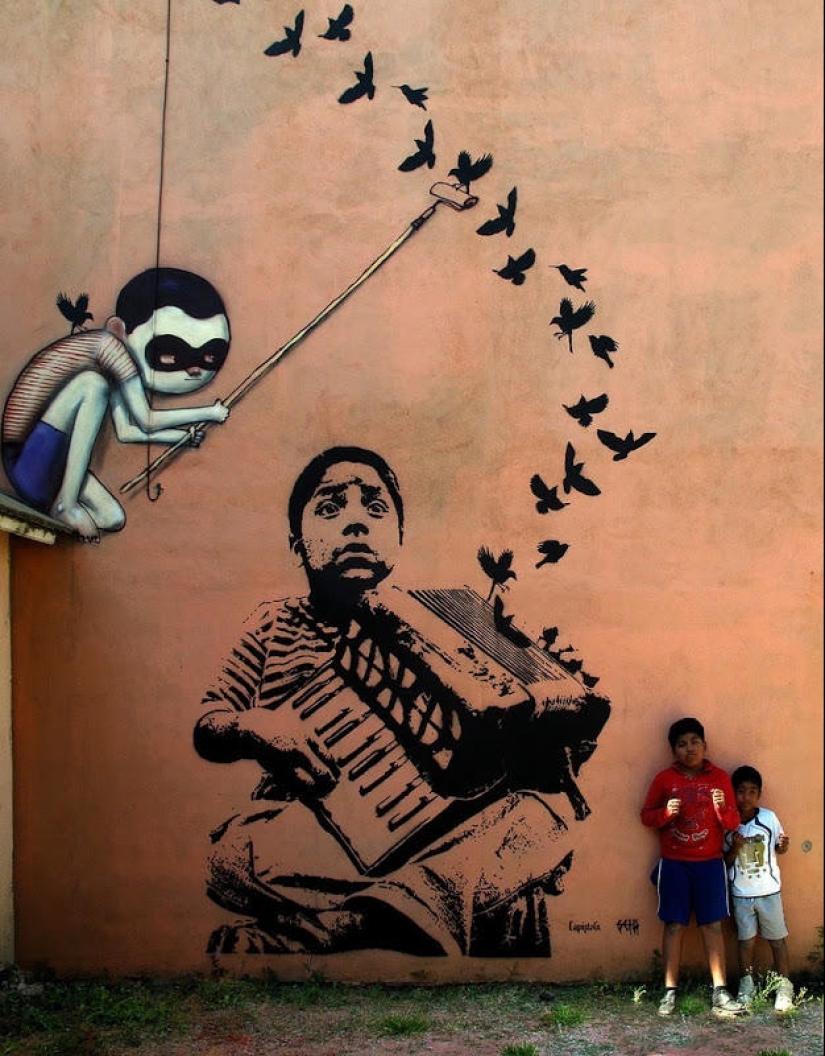 Street art by Julien Malland Street art by Julien Malland