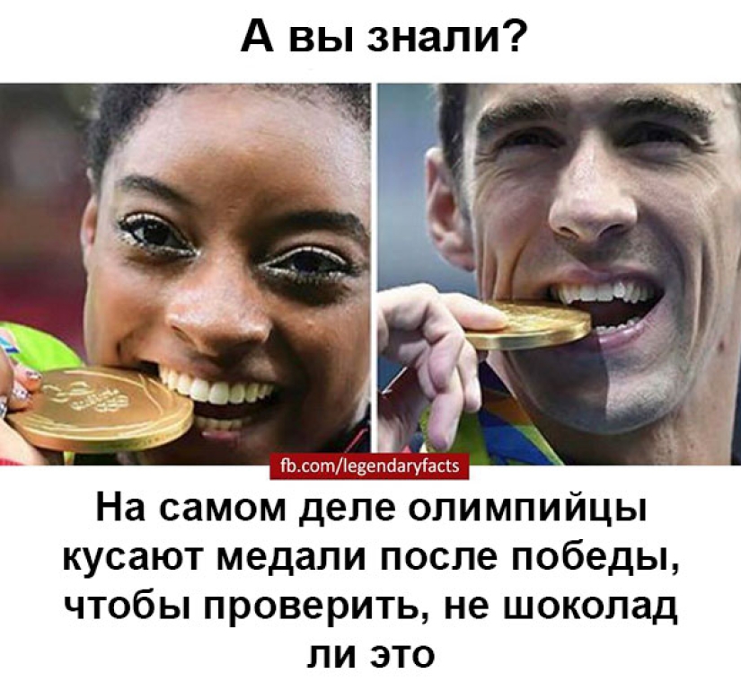 Sudden facts that you haven't thought about before