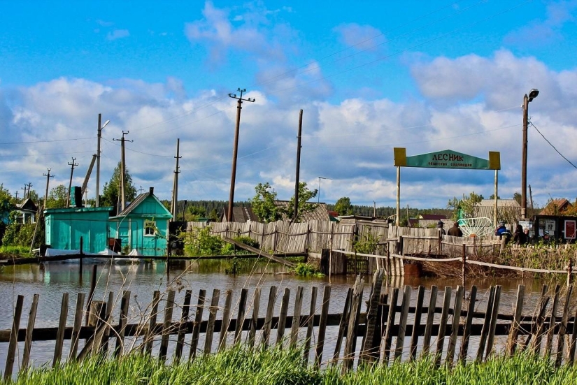 Summer in Altai began with a terrible flood