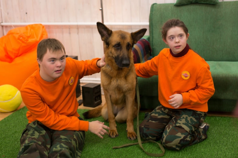 "Sun for best friend": how dogs and young people with Down syndrome help each other "Sun for best friend": how dogs and young people with Down syndrome help each other