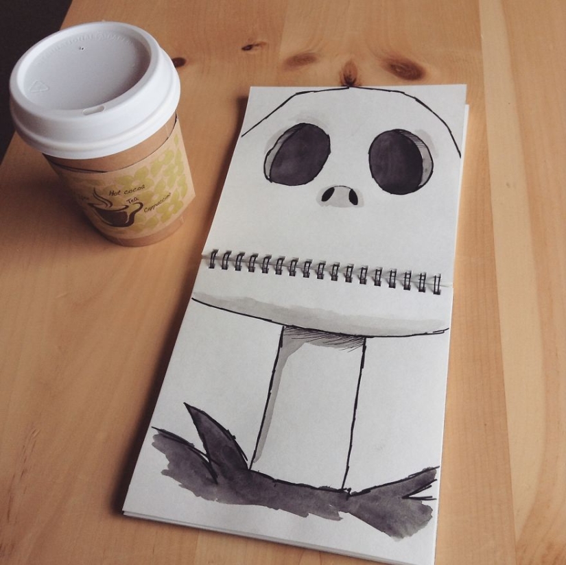 Super fun illustrations with common objects