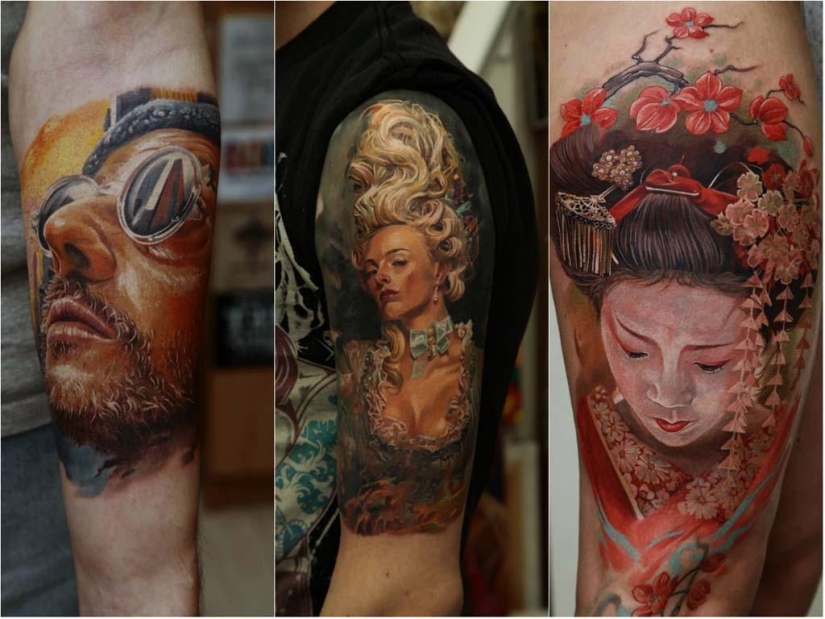 Super tattoos by Dmitry Samokhin Super tattoos by Dmitry Samokhin