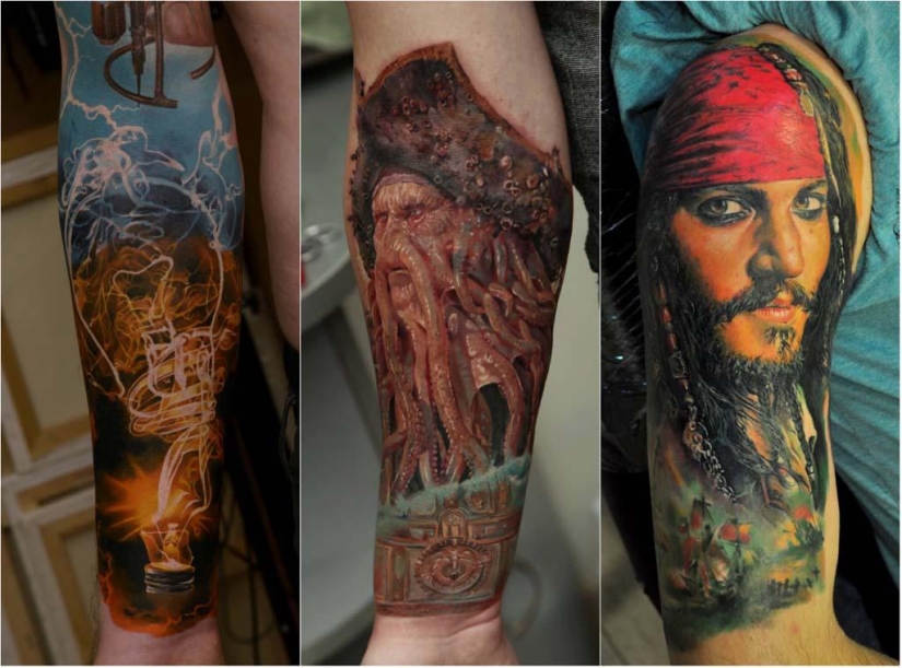 Super tattoos by Dmitry Samokhin Super tattoos by Dmitry Samokhin