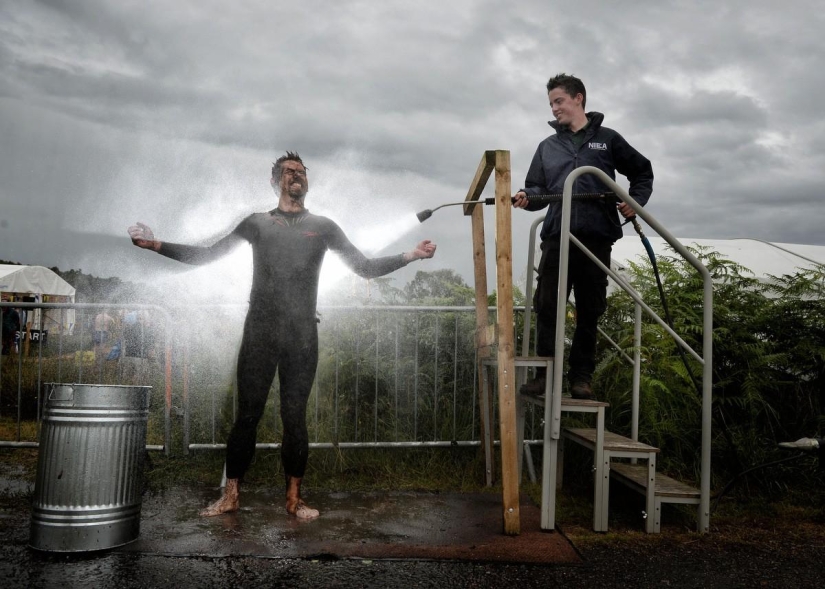 Swamp swim in Ireland Swamp swim in Ireland