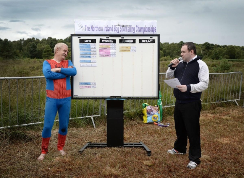 Swamp swim in Ireland Swamp swim in Ireland