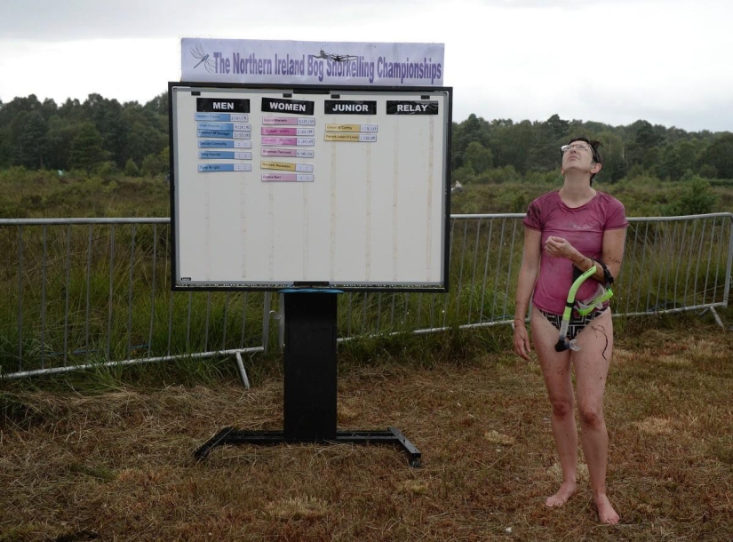 Swamp swim in Ireland Swamp swim in Ireland