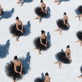 Swan Lake Reimagined: 16 Aerial Photos Of Ballet Dancers Captured On The Salt Lake In Utah