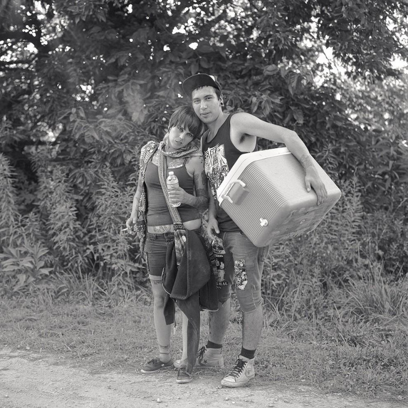 Taking a break from trash and frenzy at anarchist skateboarding fest
