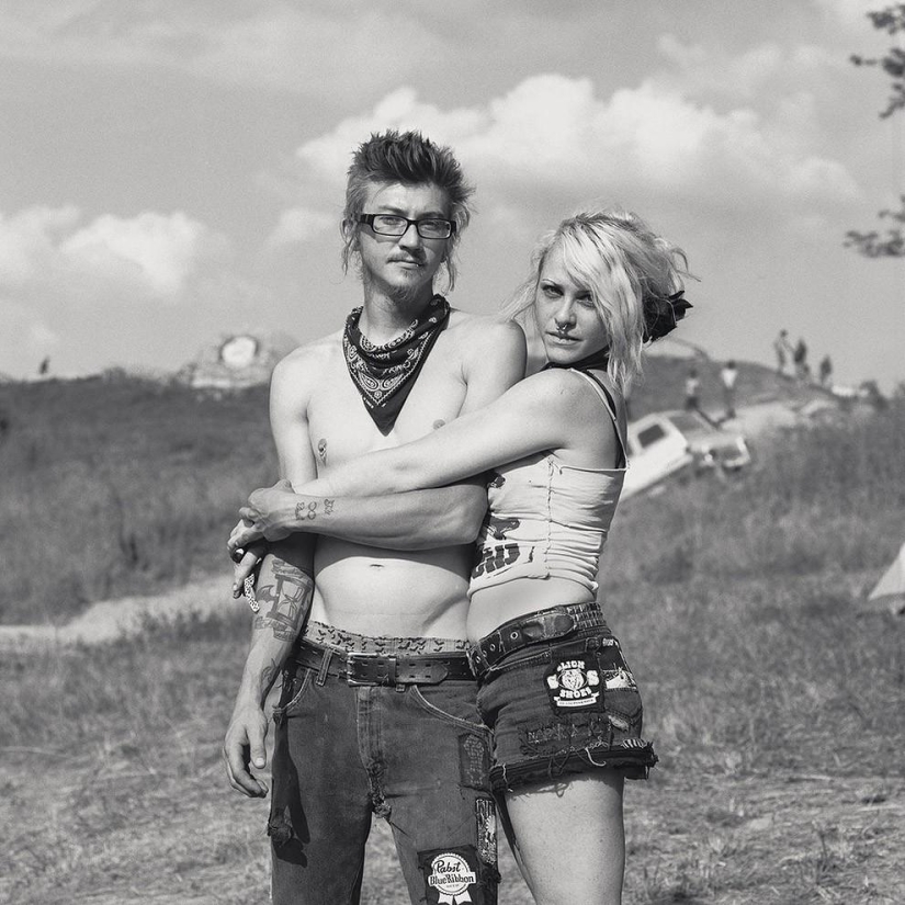 Taking a break from trash and frenzy at anarchist skateboarding fest