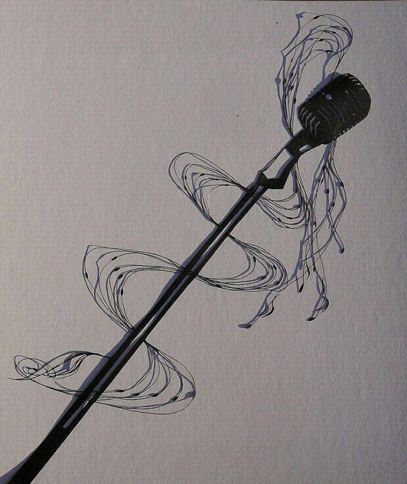 Tallado en papel por el artesano japonés Akira Nagaya Tallado en papel por el artesano japonés Akira Nagaya