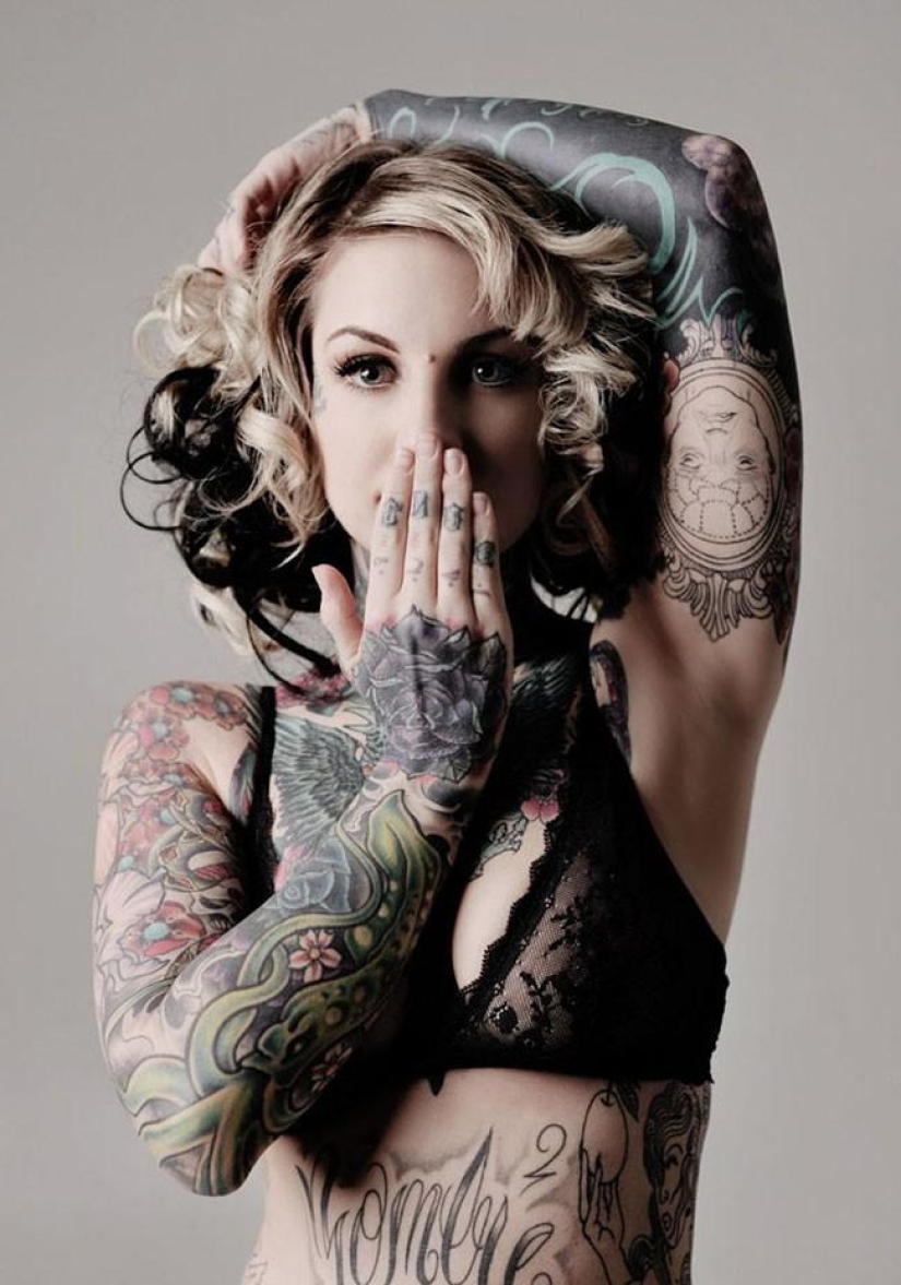 Tattoo as art: stunningly painted girls Tattoo as art: stunningly painted girls