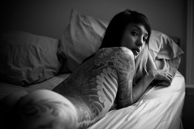 Tattoo as art: stunningly painted girls Tattoo as art: stunningly painted girls