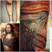 Tattoos inspired by works of art Tattoos inspired by works of art
