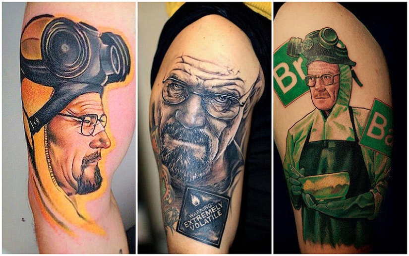 Tatuajes increíblemente realistas de Walter White Tatuajes increíblemente realistas de Walter White