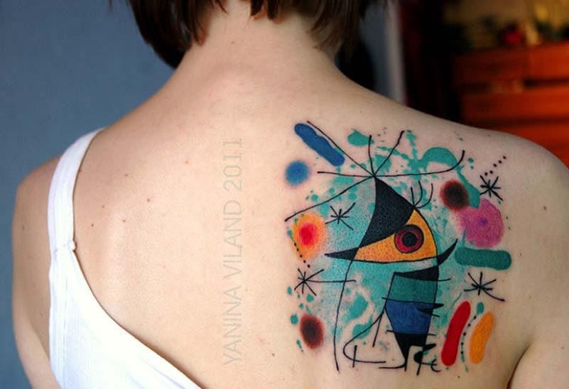 Tatuajes inspirados en obras de arte Tatuajes inspirados en obras de arte
