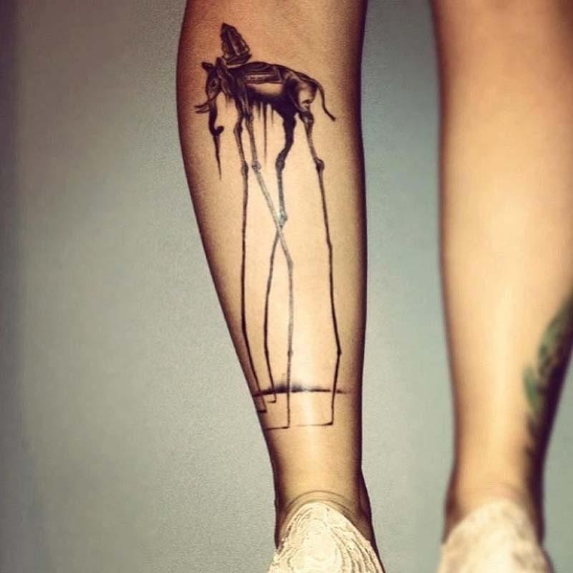 Tatuajes inspirados en obras de arte Tatuajes inspirados en obras de arte