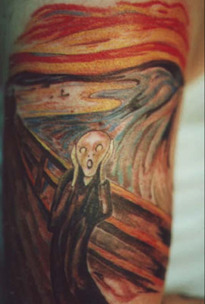 Tatuajes inspirados en obras de arte Tatuajes inspirados en obras de arte