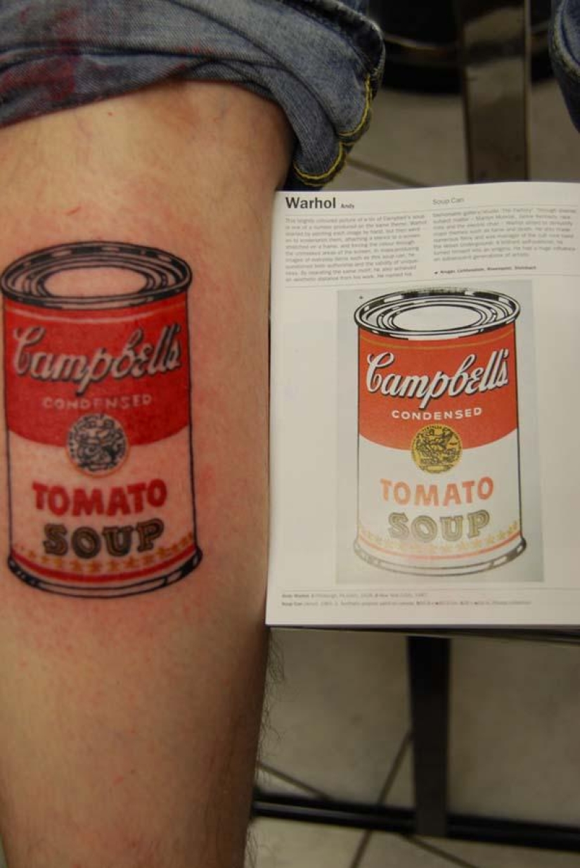 Tatuajes inspirados en obras de arte Tatuajes inspirados en obras de arte