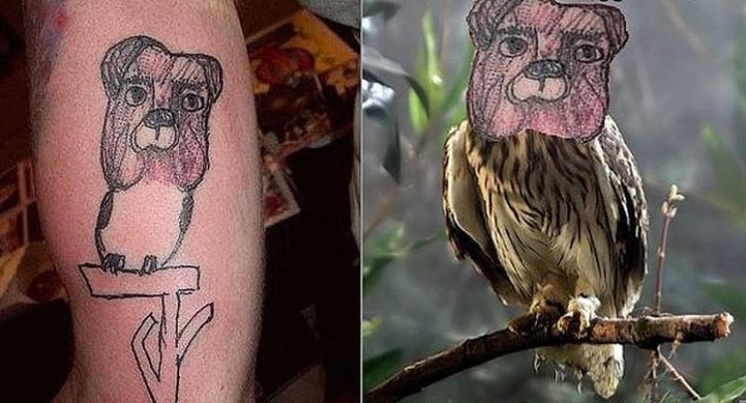 Tatuajes irreales de personas y animales reales. Tatuajes irreales de personas y animales reales.