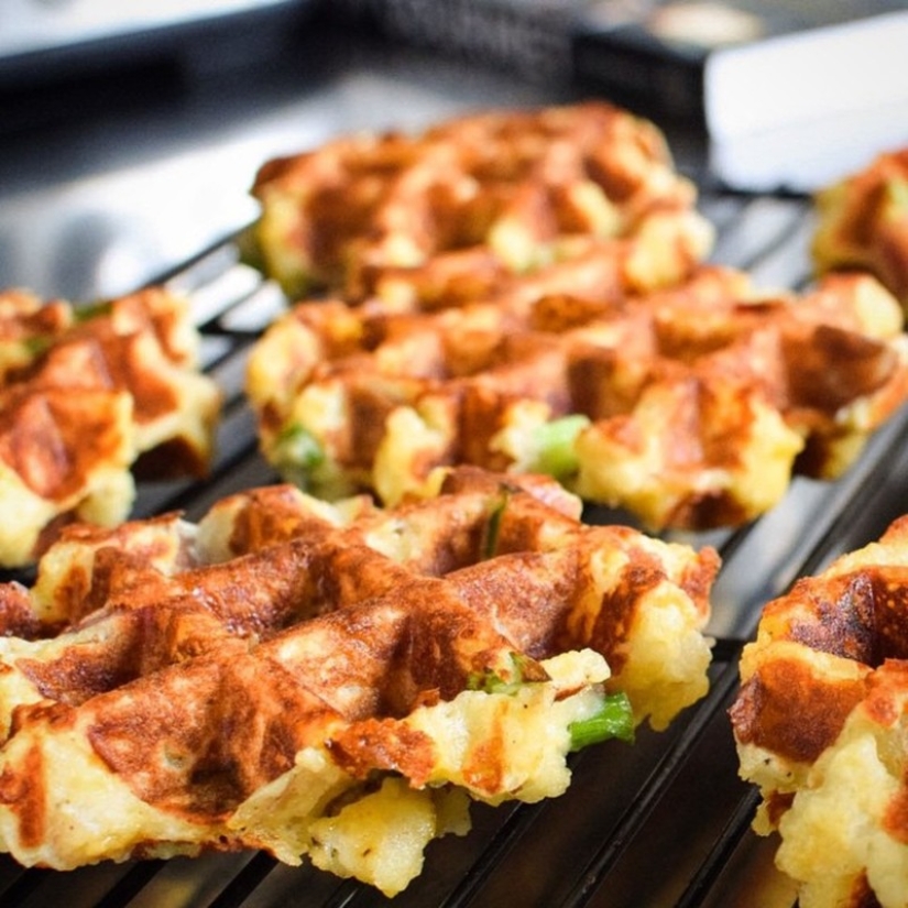 Te sorprenderá la variedad de platos que se pueden cocinar en una gofrera normal.