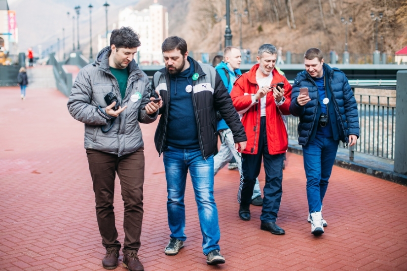 Telecom-expedition "Megaphone on top"