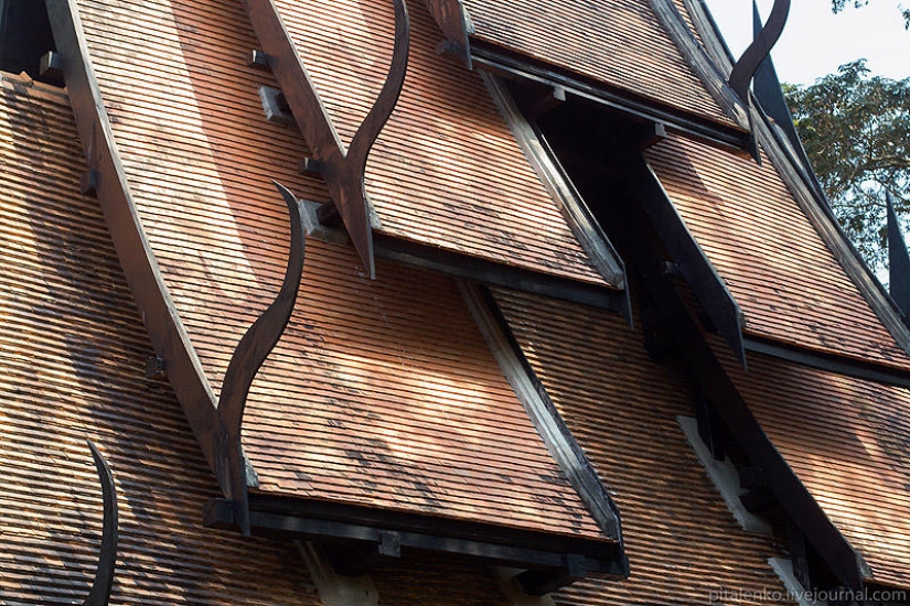 Temple of Death. The black house of Baan Si Dum. Northern Thailand Temple of Death. The black house of Baan Si Dum. Northern Thailand