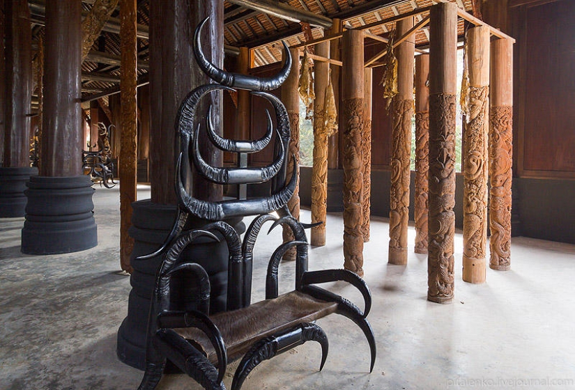 Temple of Death. The black house of Baan Si Dum. Northern Thailand Temple of Death. The black house of Baan Si Dum. Northern Thailand