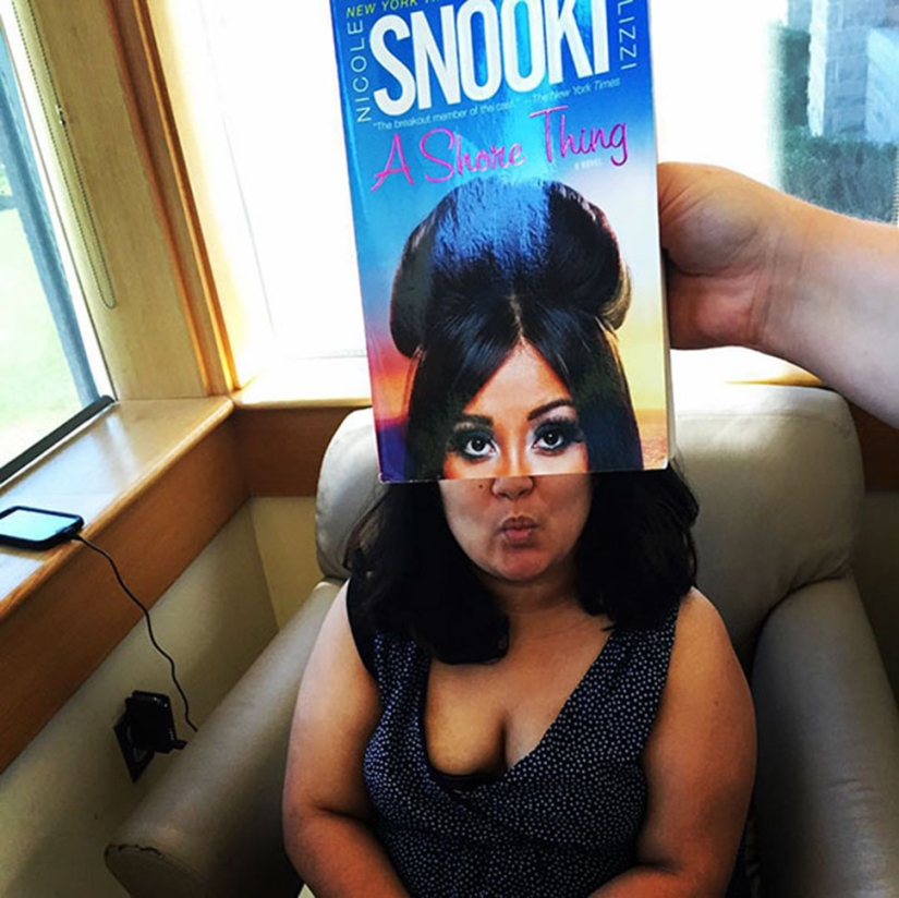 That awkward moment when the cover suits the reader