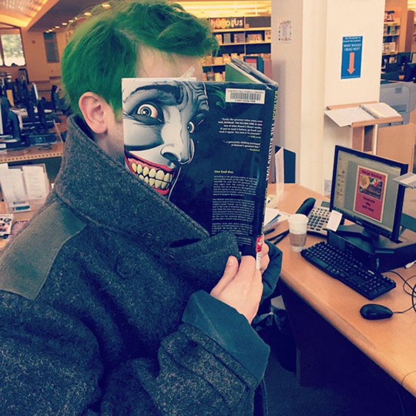 That awkward moment when the cover suits the reader