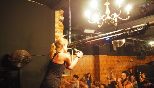 That's our way — beer yoga conquers the world