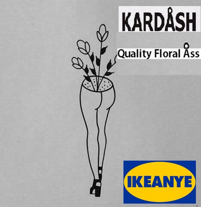 That's such a Kardashian! IKEA and its fans troll Kanye West