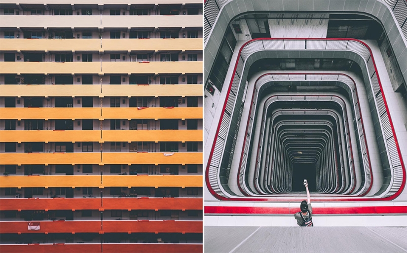 The 20-year-old photographer shoots truly dizzying urban landscapes in different countries The 20-year-old photographer shoots truly dizzying urban landscapes in different countries