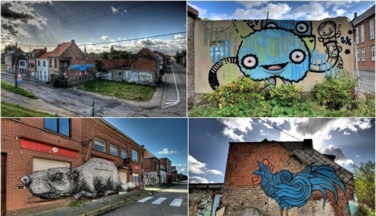 The abandoned village of Doel and its amazing street art