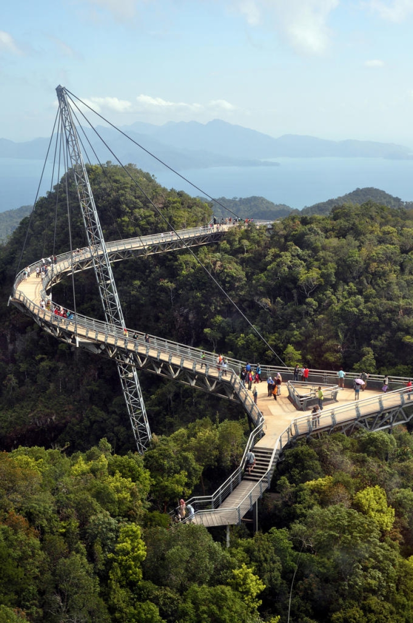 The amazing sky bridge of Langkawi The amazing sky bridge of Langkawi