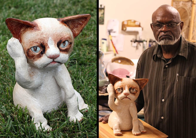The Angriest Cat on the Internet Has Become a Muse for Artists