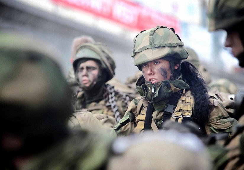 The beautiful half of the Norwegian army