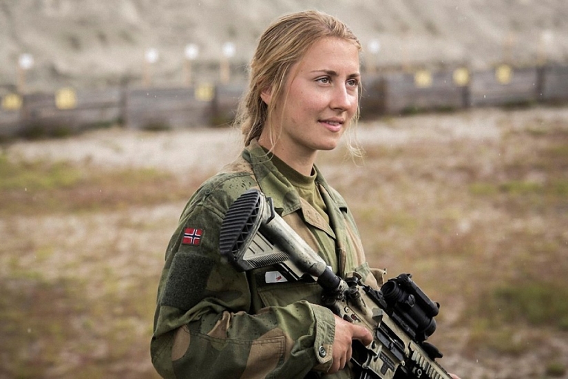 The beautiful half of the Norwegian army