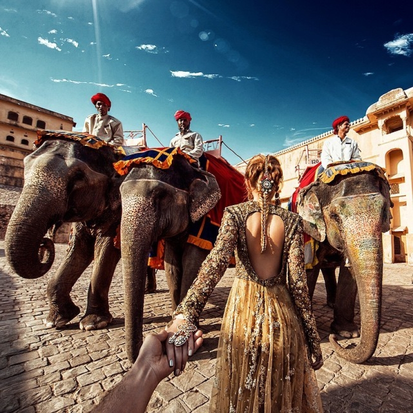 The beautiful project &quot;Follow me&quot; travels around India