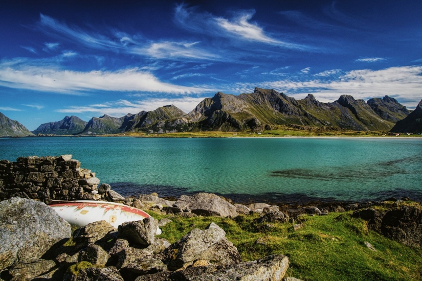 The beauty of Norway. Traveling in the Lofoten Islands The beauty of Norway. Traveling in the Lofoten Islands