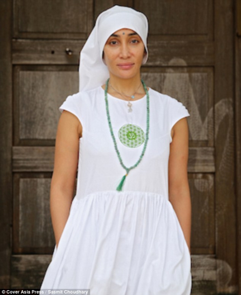 The Bollywood star gave up silicone breasts, revealing outfits and a glamorous lifestyle to become a nun