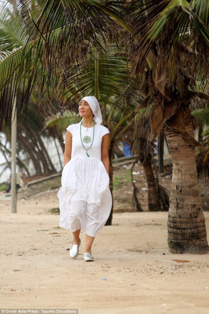 The Bollywood star gave up silicone breasts, revealing outfits and a glamorous lifestyle to become a nun