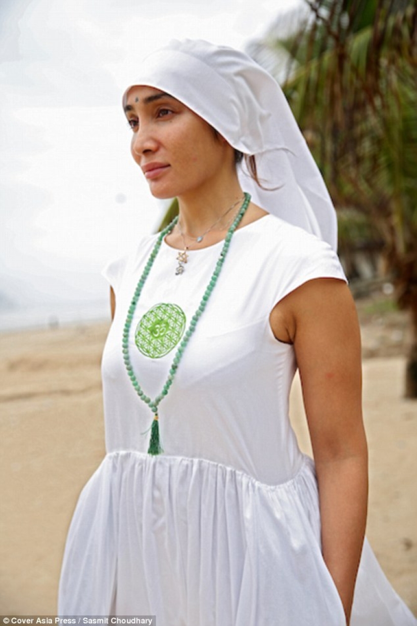 The Bollywood star gave up silicone breasts, revealing outfits and a glamorous lifestyle to become a nun