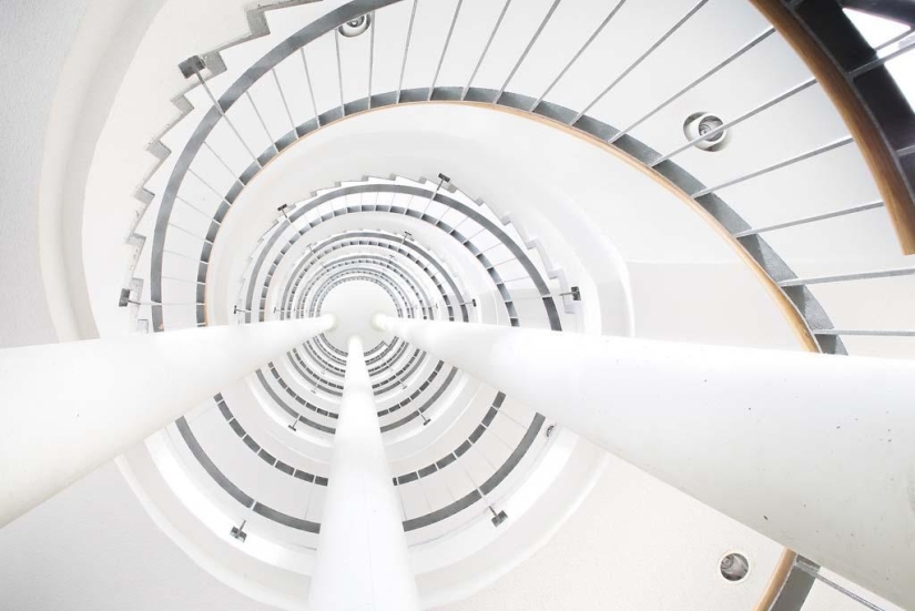 The breathtaking beauty of spiral staircases