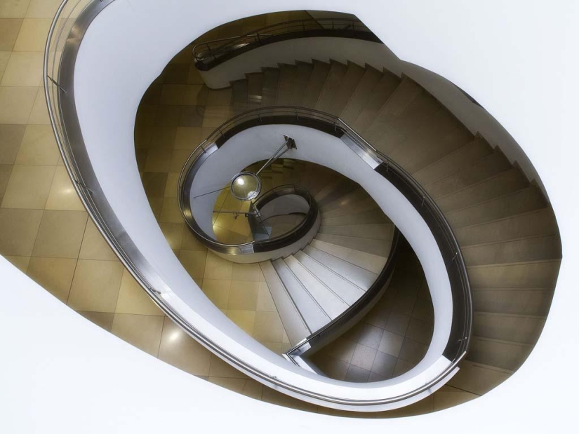 The breathtaking beauty of spiral staircases