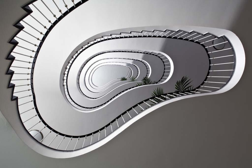 The breathtaking beauty of spiral staircases
