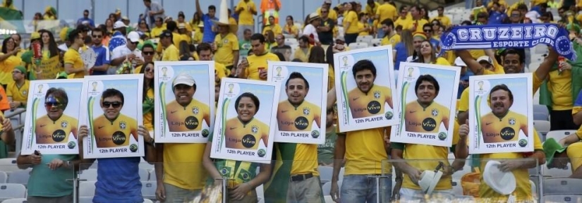 The brightest fans at the 2014 World Cup in Brazil The brightest fans at the 2014 World Cup in Brazil
